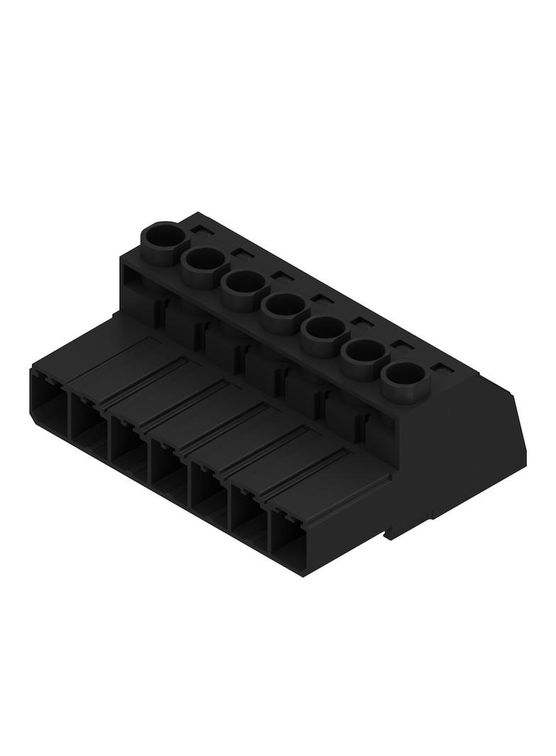SVZ 7.62HP/07/180G SN BK BX Wtyk PCB (złącze wiązki), 7.62 mm, Liczba biegunów: 7, Przyłącze z jarzmem /50szt./ 1931680000 WEIDMÜLLER