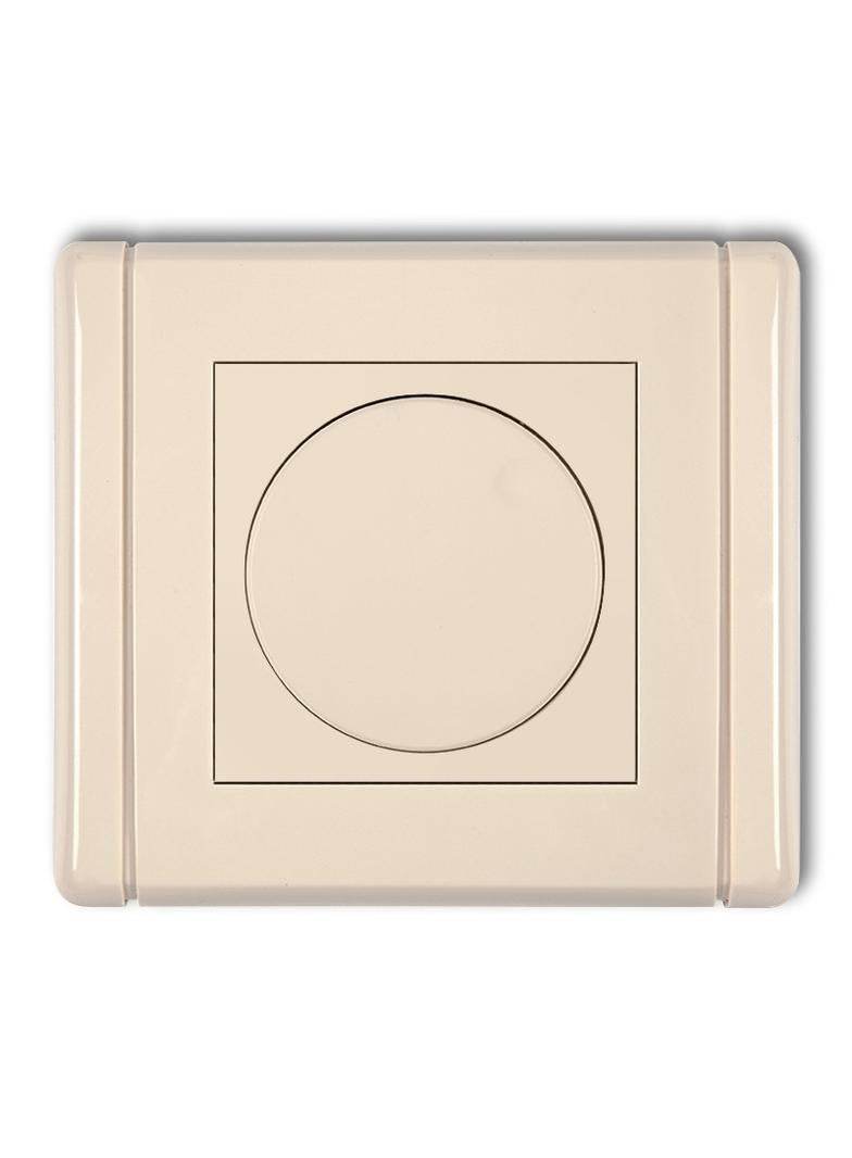 FLEXI Elektroniczny regulator oświetlenia przyciskowo-obrotowy do lamp LED beżowy 1FRO-2 KARLIK