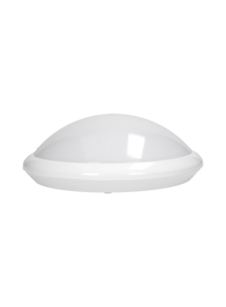 BREVA, plafon oświetleniowy z mikrofalowym czujnikiem ruchu, 60W, E27, IP44, poliwęglan mleczny AD-PL-316WE27PMM ORNO