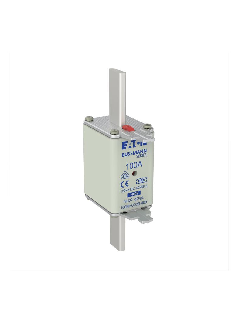 NH FUSE 100A 400V GG/GL SIZE 02 Wkładka NH02 100A 400V GL/GG podwójny wskaźnik 100NHG02B-400 EATON