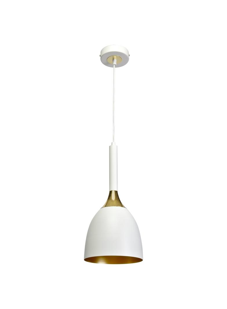 MILAGRO Lampa wisząca CLARK WHITE/GOLD 1xE27