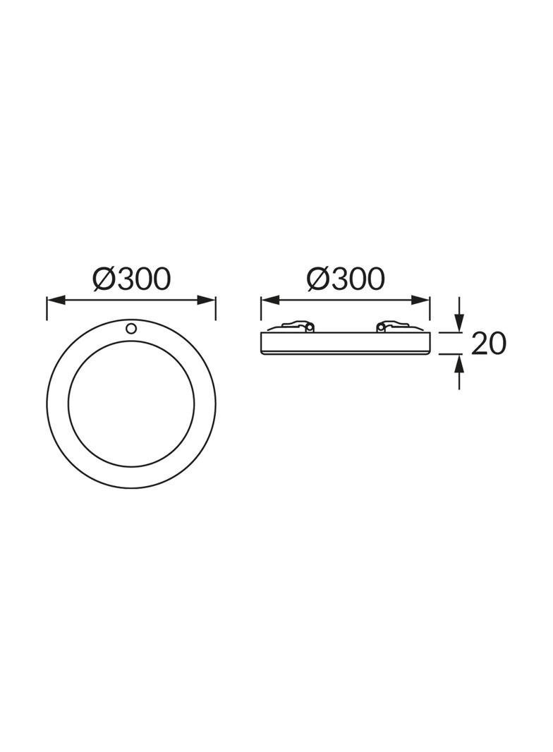 Plafoniera z czujnikiem ruchu OLGIERD LED C MVS 24W BLACK CCT 04554 IDEUS