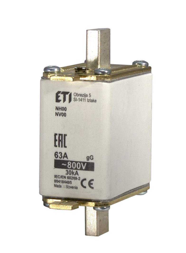 Wkładka topikowa NH zwłoczna NH00 gG 40A 800V 004184493 ETI
