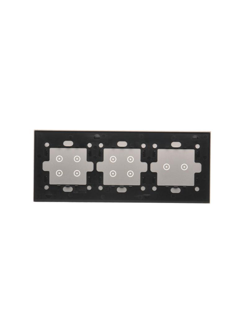 Simon 54 Touch Panel dotykowy S54 Touch 3 moduły 2 pola dotykowe poziome + 4 pola dotykowe + 4 pola dotykowe srebrna mgła DSTR3244/71 KONTAKT