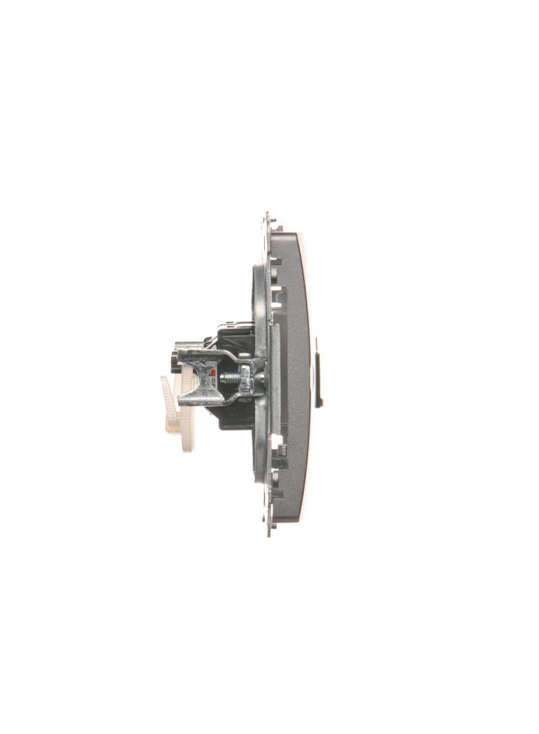 Simon Basic Gniazdo komputerowe RJ45 kategoria 6 podwójne z przesłoną przeciwkurzową . Montaż na łapki lub wkręty stal inox BM62.01/21 KONTAKT