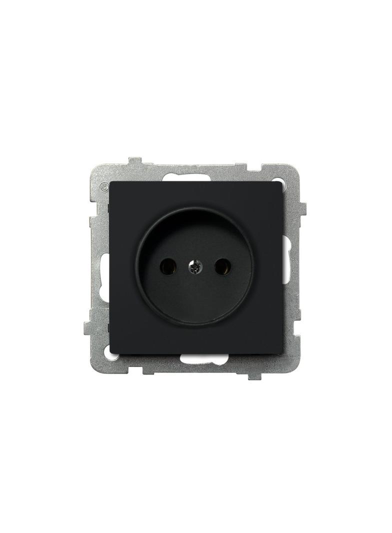 SONATA Gniazdo pojedyncze - kolor czarny metalik