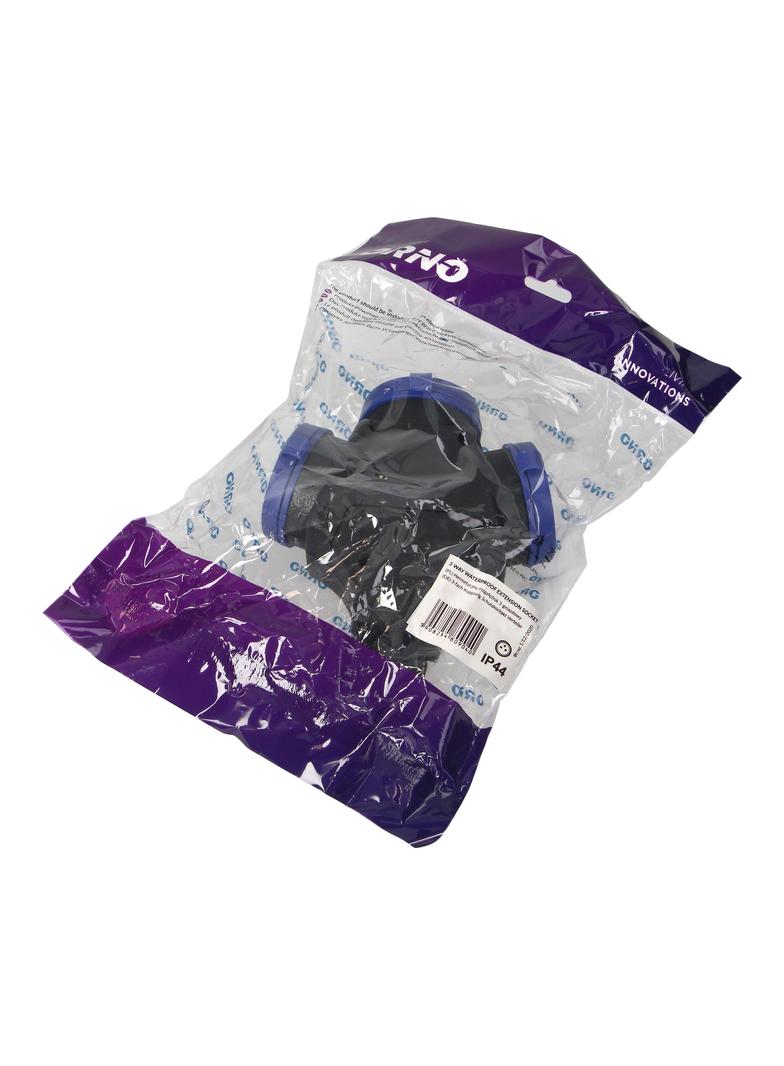 Rozgałęźnik bryzgoszczelny i odporny na uderzenia IP44 3x2P+Z (Schuko) 16A 230VAC OR-AE-13209(GS) OR