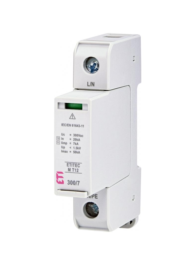 Ogranicznik przepięć T1+T2 (B+C) TEC M T12 300/7 1+0 002440500 ETI