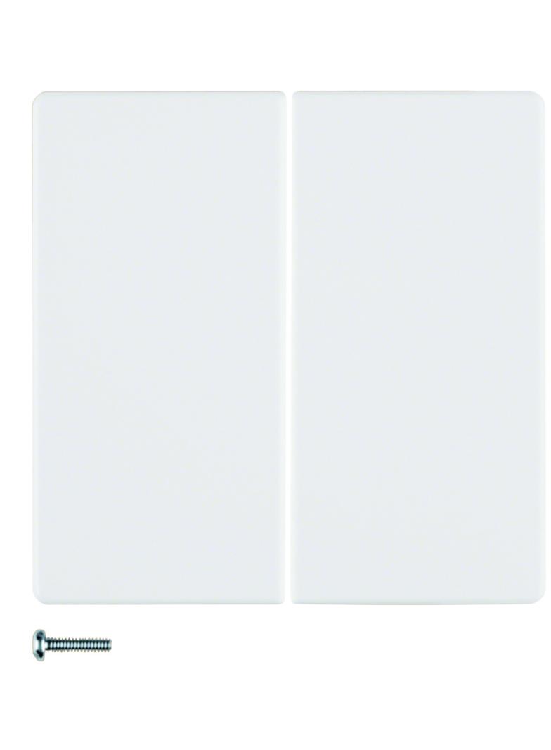 BERKER Q.x KNX RF quicklink Przycisk podwójny biały aksamit 85146129 HAGER