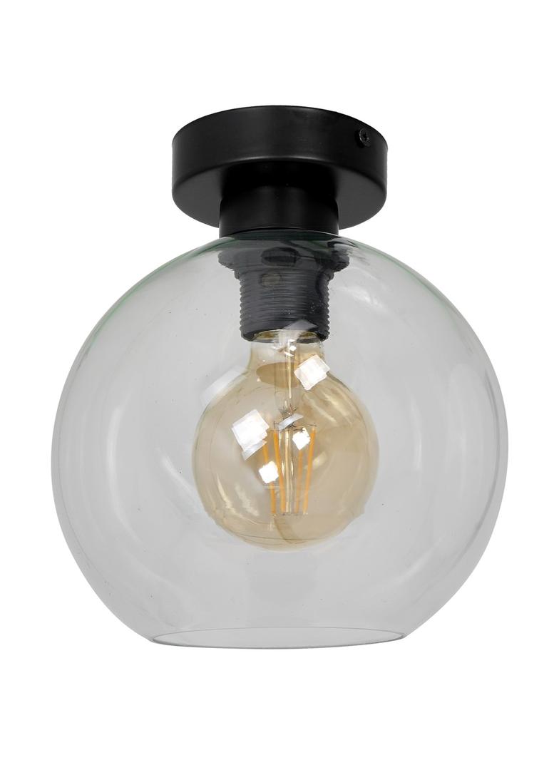 Milagro plafon Sofia Clear E27 czarny MLP6573