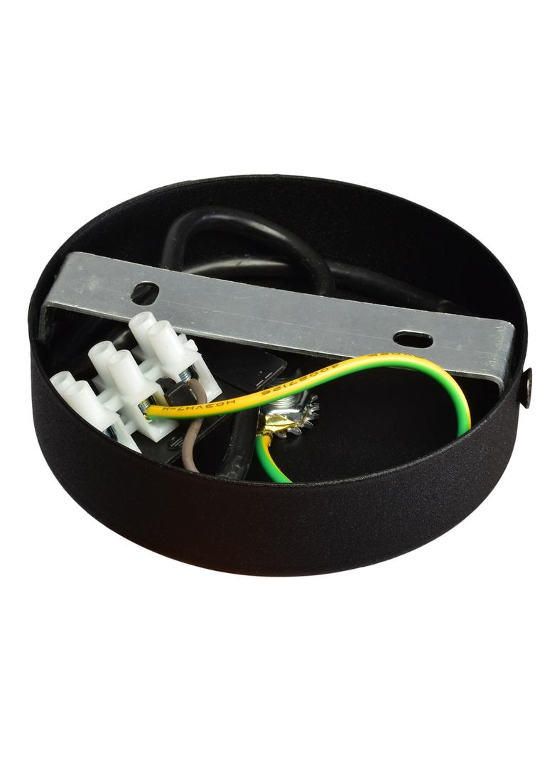 MILAGRO Kinkiet SALMA BLACK / WOOD 1xE27 60W