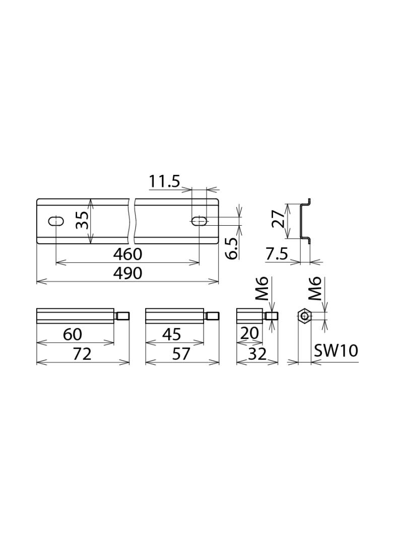 Zestaw montażowy do ogranicznika przepięć DEHNpatch