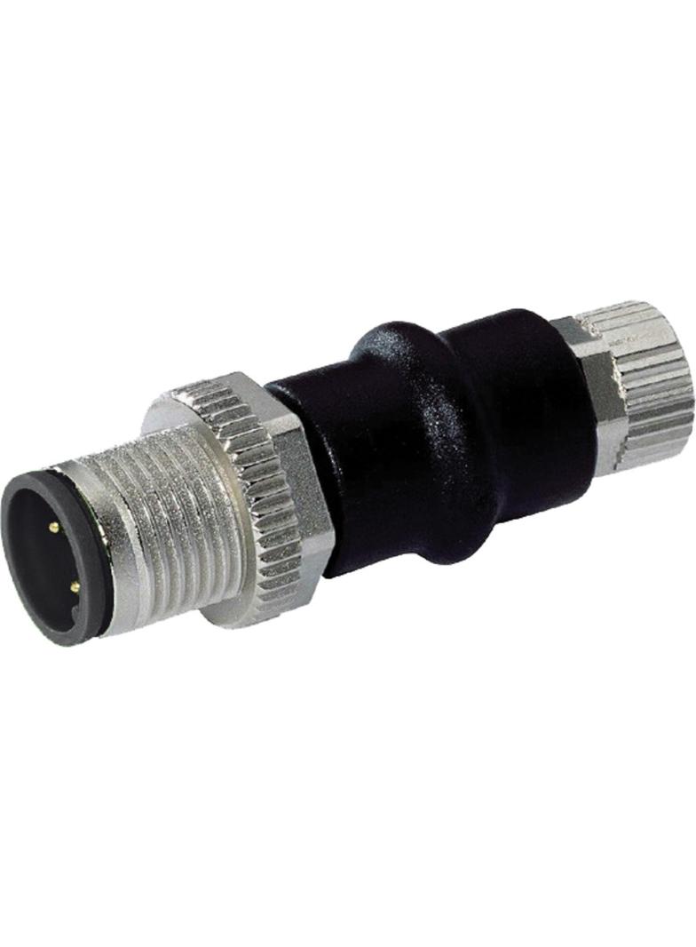 SAI-ADAPT-M12/M8 4P Adapter czujnik-siłownik, Liczba biegunów: 4, kodowanie: M12 = A, M8 = brak, M12 / M8, 24 V /1szt./ 1990560000 WEIDMÜLLER