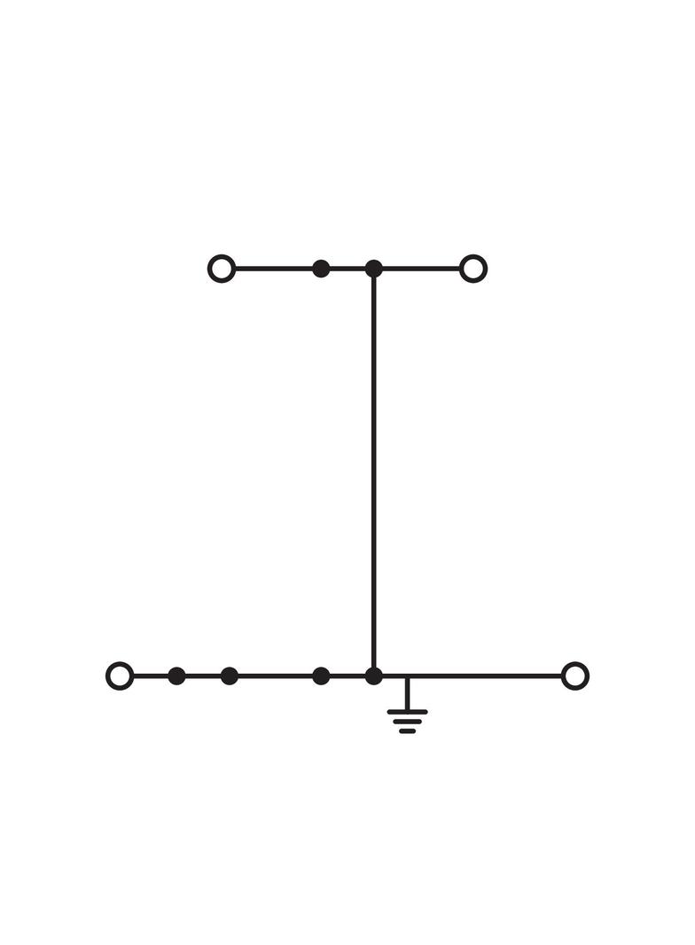 dwupiętrowa złączka PE 4-przewodowa
