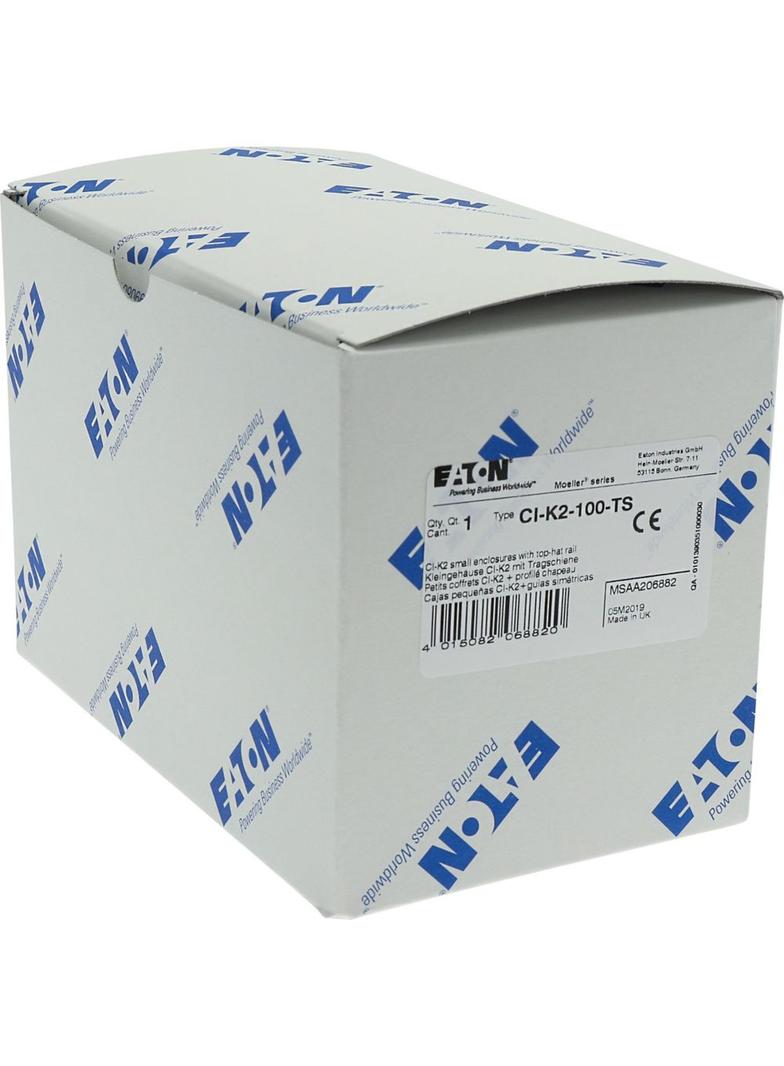CI-K2-100-TS Mała obudowa CI-K2 z szyną montażową 206882 EATON