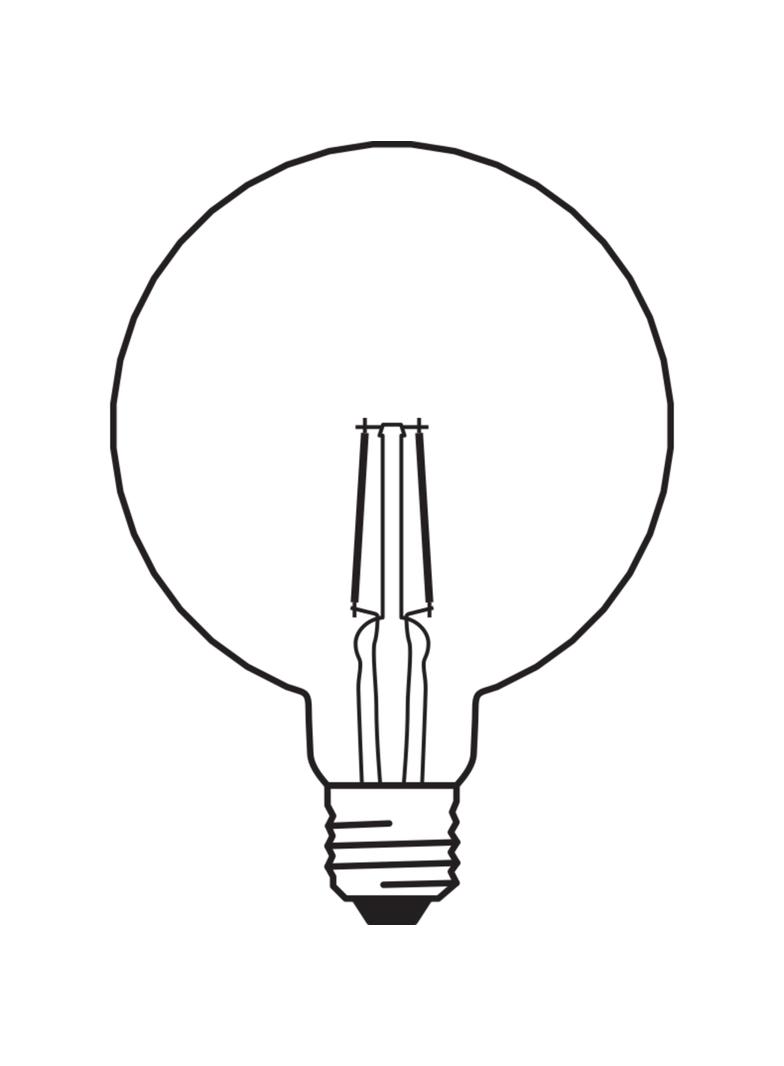 Żarówka LED Vintage 1906 LED CL PINECONE FIL GOLD 40 non-dim 4,5W/825 E27 4058075092037 LEDVANCE