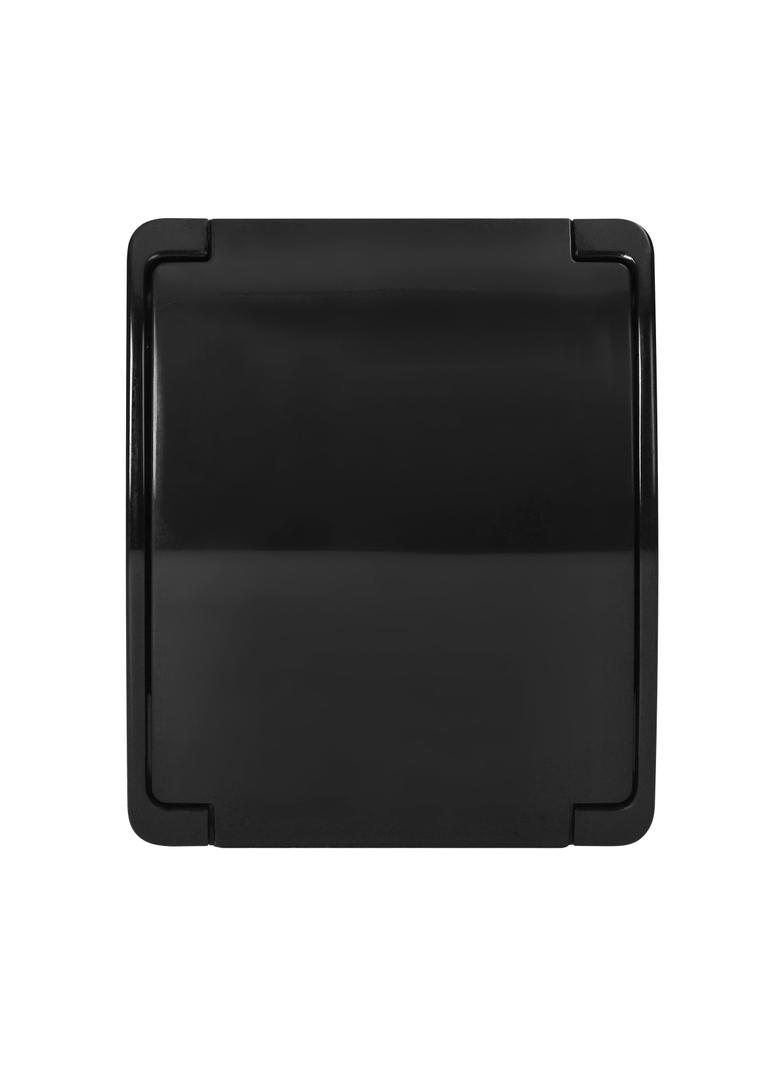 Gniazdo pojedyncze 2P+Z AQUATIC IP44 czarny OR-OE-7105/B ORNO