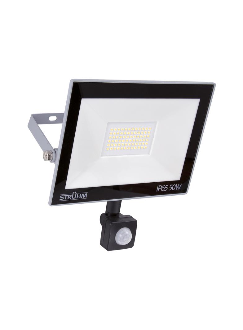 Naświetlacz SMD LED z czujnikiem ruchu KROMA LED S 50W GREY 6500K