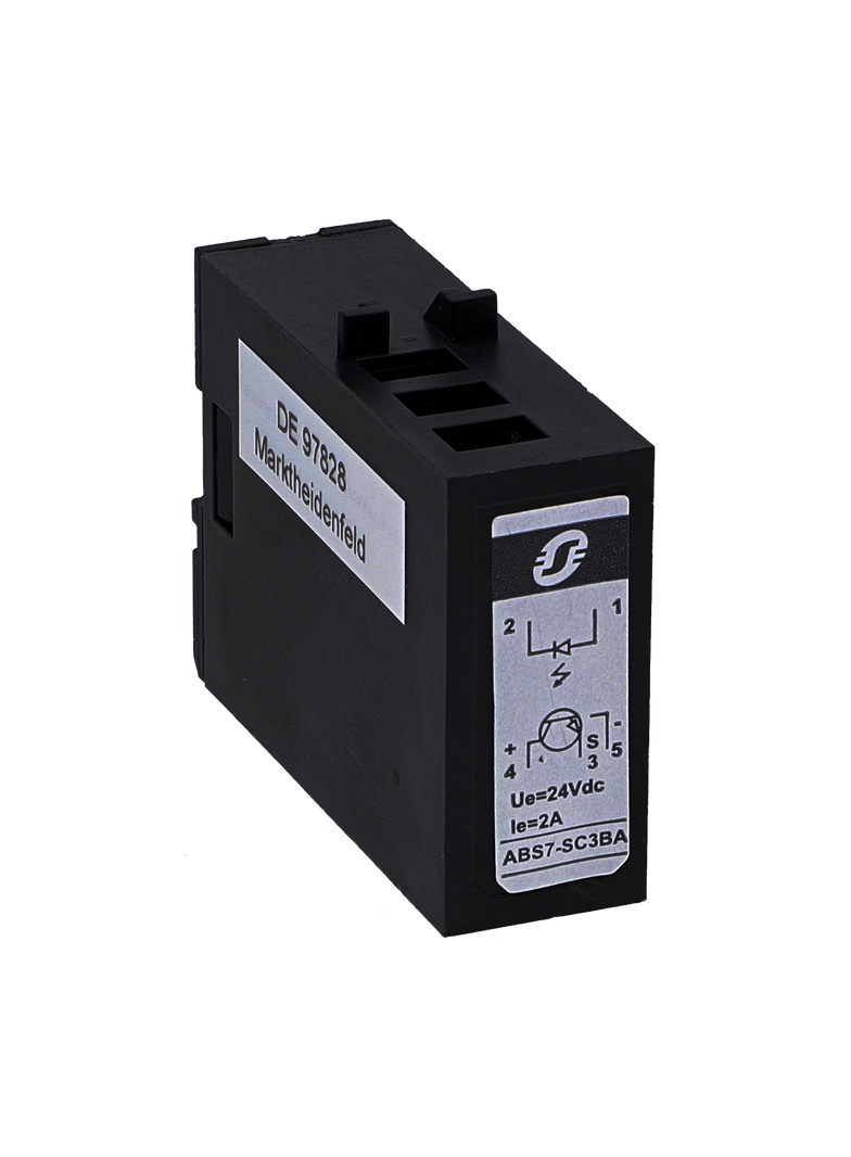 Modicon ABE7, półprzewodnikowy przekaźnik wtykowy, 12.5 mm, wyjściowy, 24 V DC, 2 A