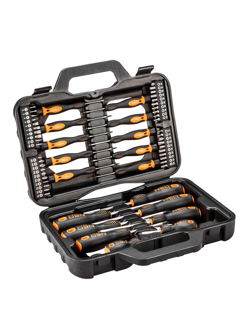 Zestaw wkrętaków i końcówek wkrętakowych, 58 szt.