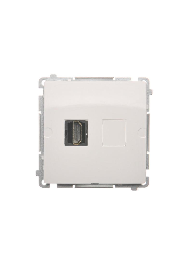 Simon Basic Gniazdo HDMI pojedyncze biały BMGHDMI.01/11 KONTAKT