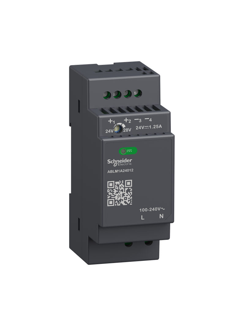 Phaseo, regulowany zasilacz impulsowy, 100...240 V AC, 24V 1.2 A, 1 fazowy, Modular