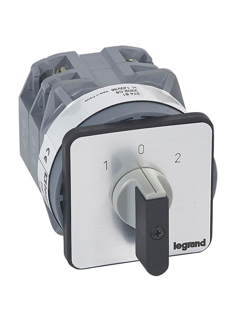 PRZEŁĄCZNIK KRZYWKOWY 0-1-2 PR40 50 A 2P, Legrand