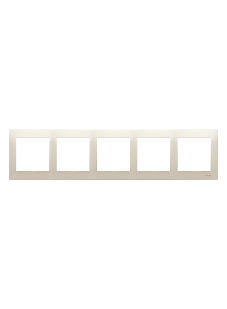 Simon 54 Premium Ramka 5-krotna PREMIUM IP20 / IP44 kremowy DR5/41 KONTAKT