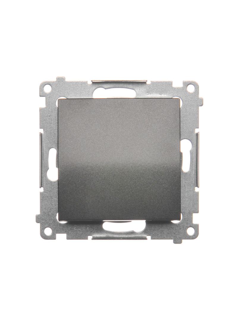 Simon 54 Przycisk pojedynczy zwierny bez piktogramu 16A z. śrub. antracyt