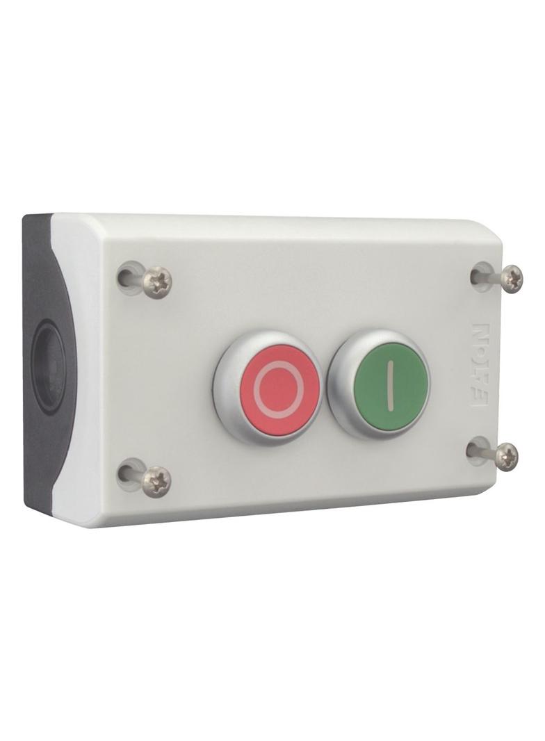 M22-I2-M1 Kaseta sterownicza 2-otworowa START/STOP szara IP67 216529 EATON
