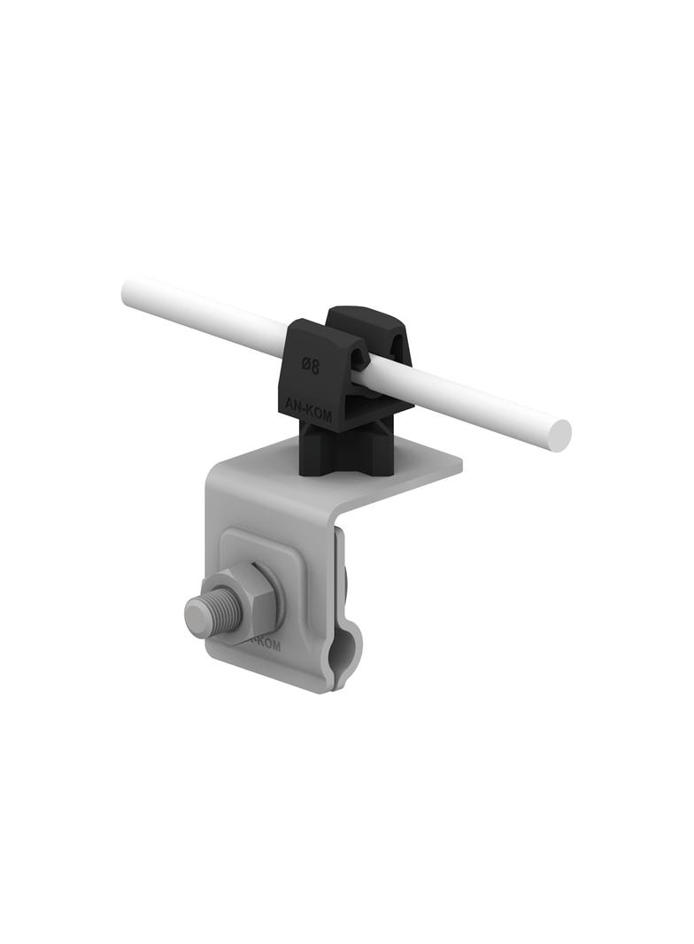 AN-06HN/OG/C Uchw.na felc uniwersal.Z-zatrz.H=3,5cm/OG/ czarny