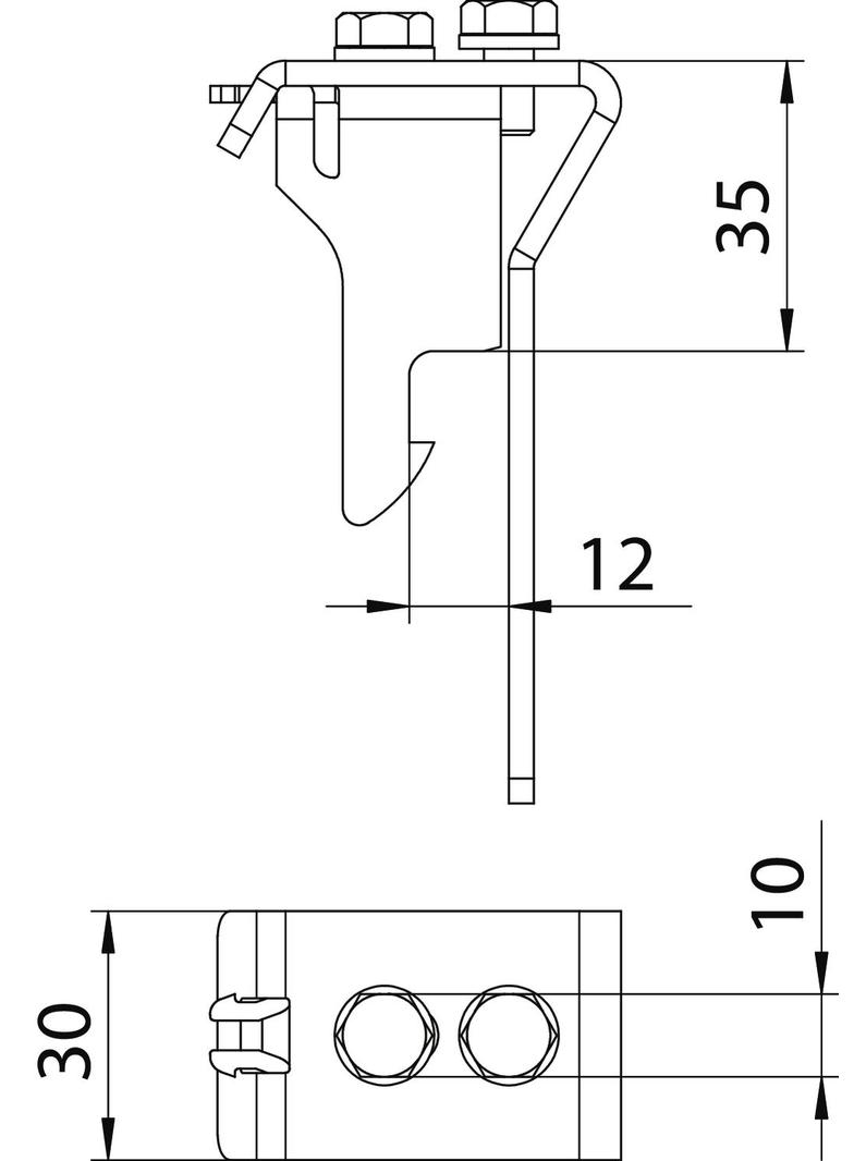 Element dystansowy