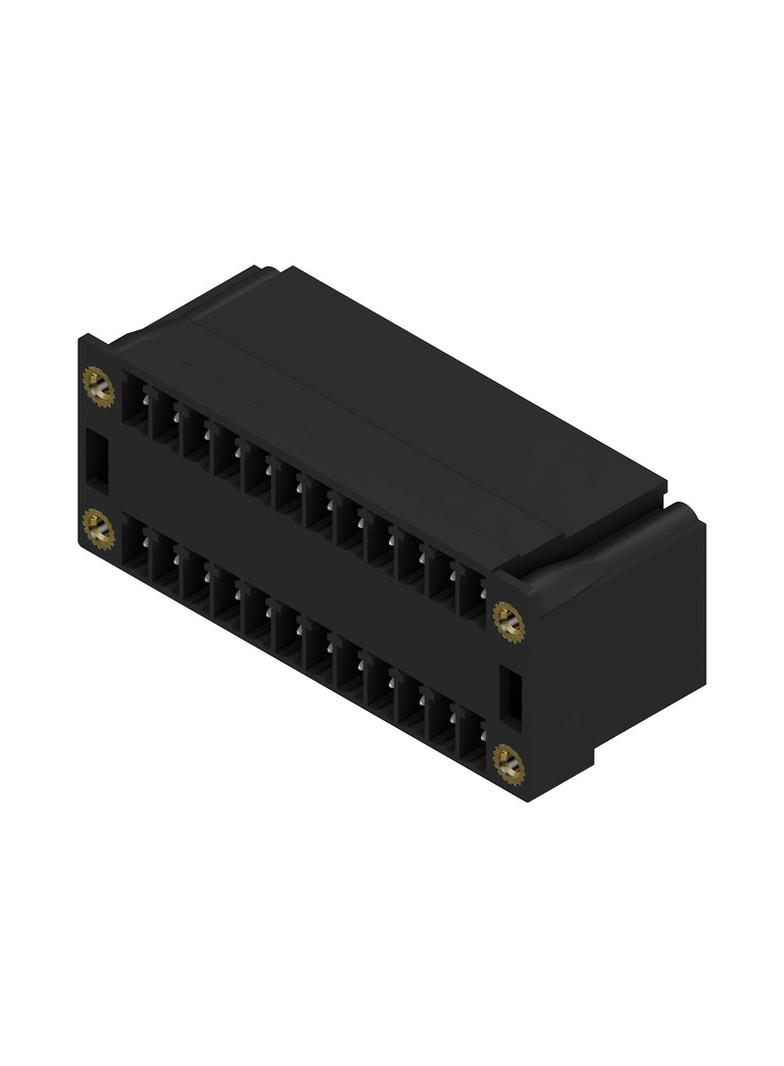 SCD-THR 3.81/24/90F 3.2SN BK BX Wtyki PCB (złącza płyty), 3.81 mm, Liczba biegunów: 24, kąt odejścia: 90° /50szt./ 1974330000 WEIDMÜLLER