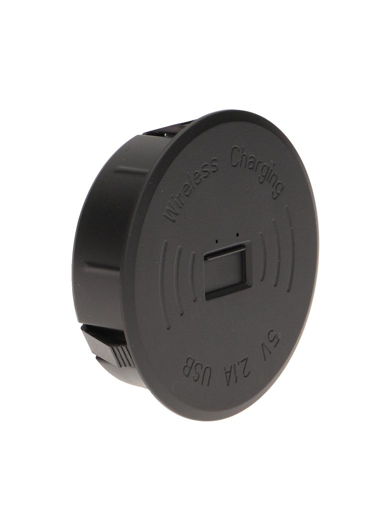 Bezprzewodowa ładowarka indukcyjna z dodatkowym portem USB czarna OR-AE-1367/B ORNO