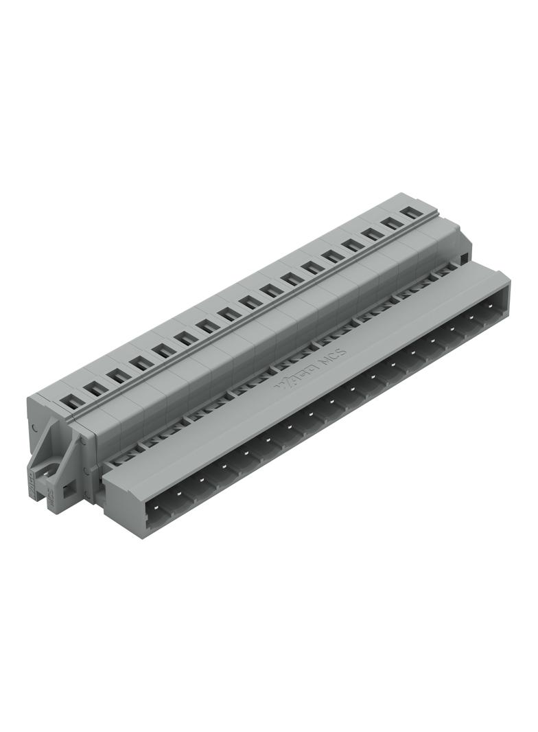 MCS-MIDI Classic wtyk 17-bieg. szary raster 5 mm /10szt./ WAGO