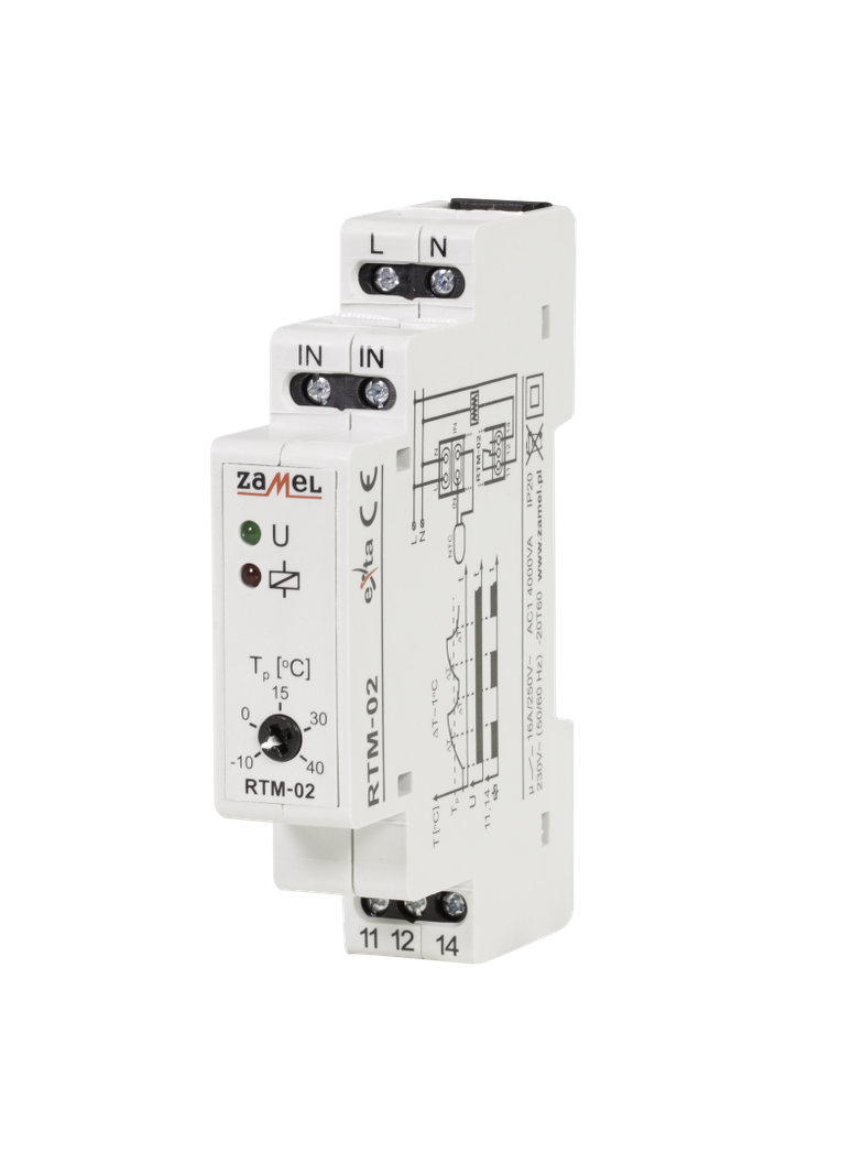 REGULATOR TEMPERATURY -10 – 40C BEZ SONDY 230V AC