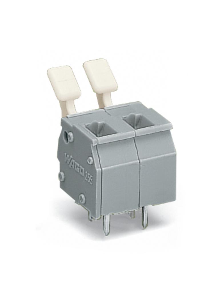 listwa zaciskowa do pł. drukowanych 3-torowa szara raster 7,5/7,62 mm