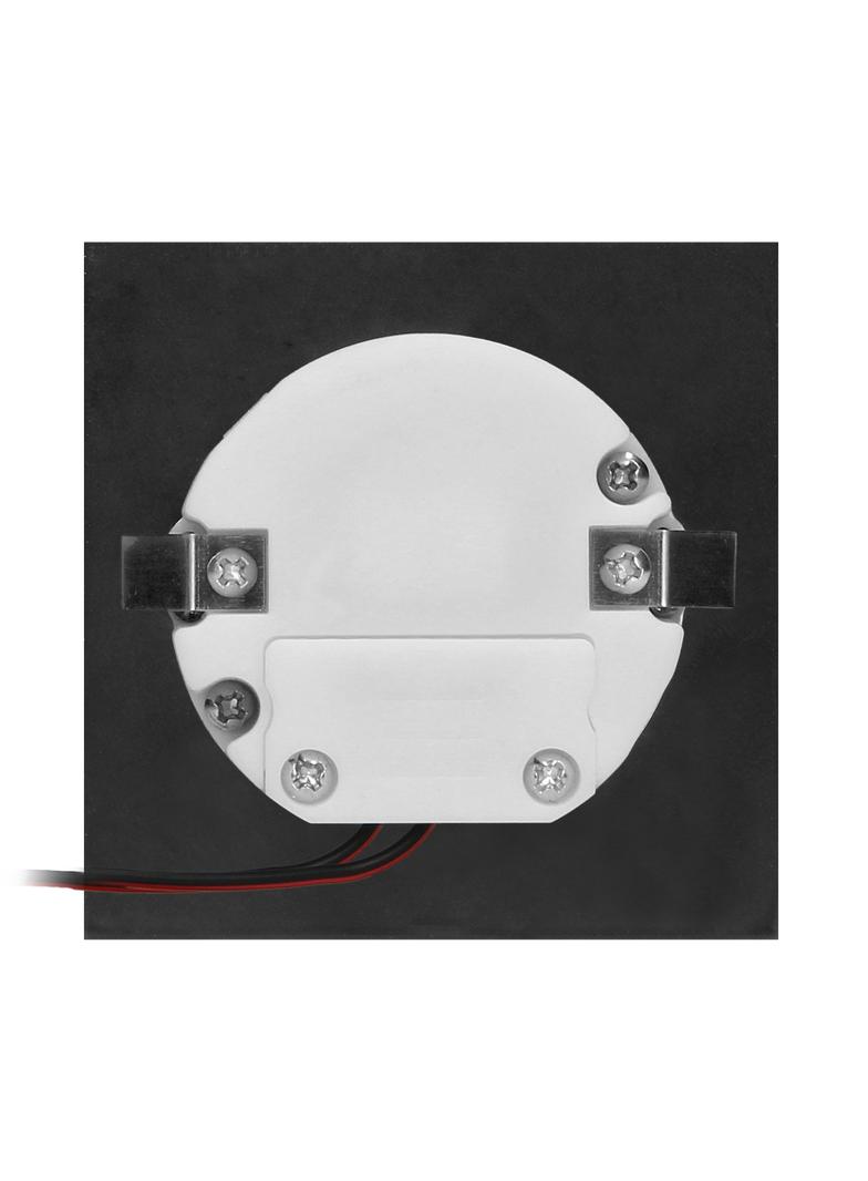 DRACO LED NEW 1,5W oprawa schodowa podtynkowa 12VDC 30lm 6000K czarny czujnik ruchu i zmierzch AD-OS