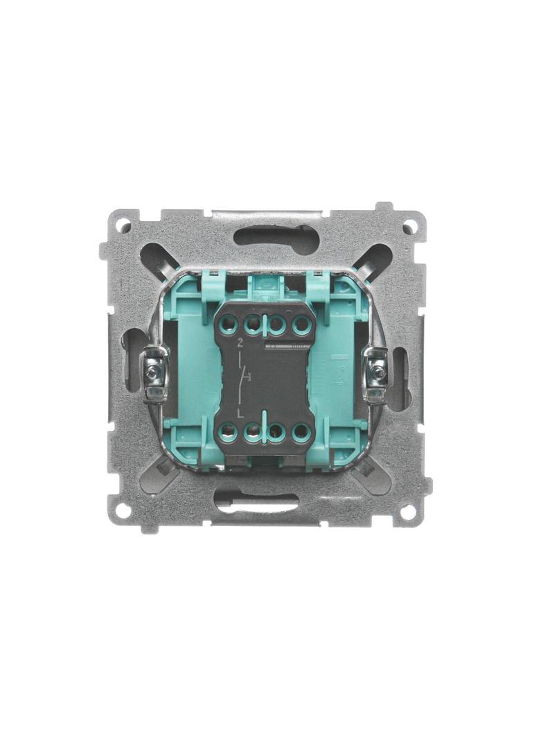 Simon Basic Przycisk dzwonek 16A 250V zaciski śrubowe satynowy BMD1A.01/29 KONTAKT