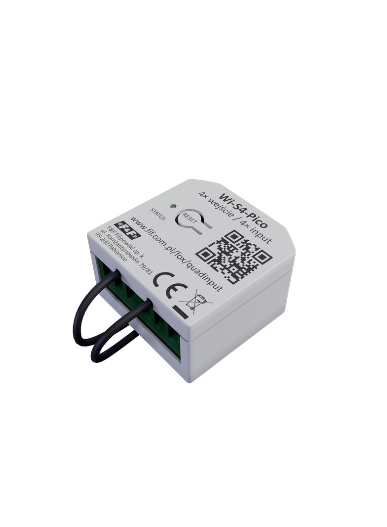 FOX Miniaturowy 4-kanałowy nadajnik WiFi do montażu PDT Quad Input Pico F&F