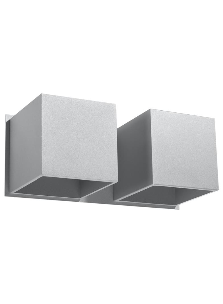 Sollux Kinkiet QUAD 2 szary SL.0658