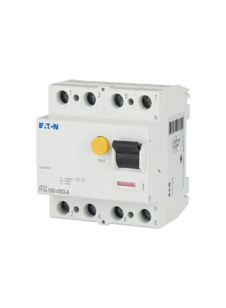 PFIM-100/4/003-A Wyłącznik różnicowoprądowy 10kA 100A 4P 30mA typ A 102829 EATON