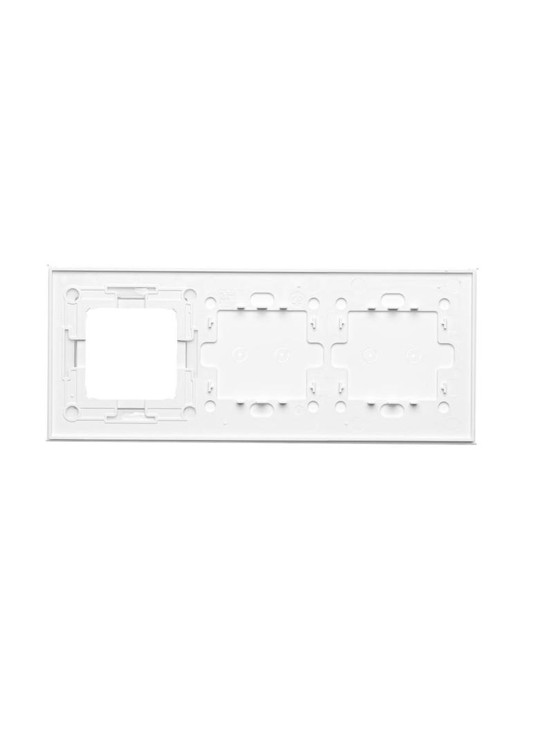 Simon 54 Touch Panel dotykowy S54 Touch 3 moduły 2 pola dotykowe poziome + 2 pola dotykowe poziome + 1 otwór na osprzęt S54 biała perła DSTR3220/70 KONTAKT