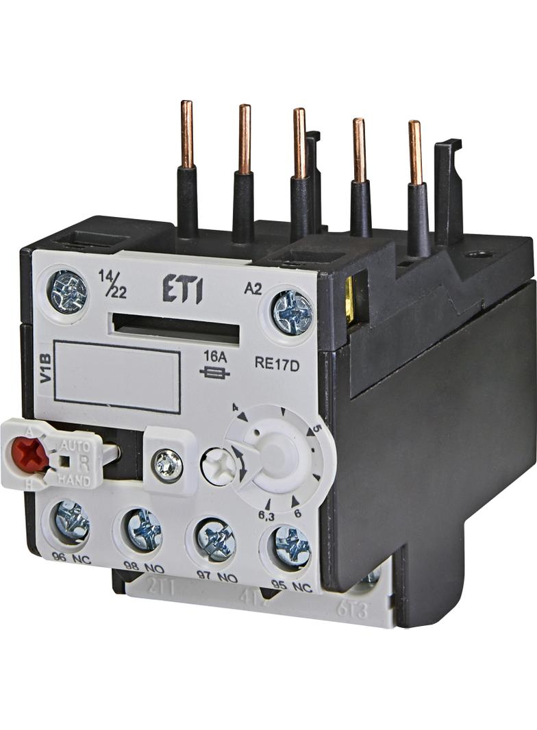 Przekaźnik termiczny RE17D-6,3 4-6,3A 004641407 ETI