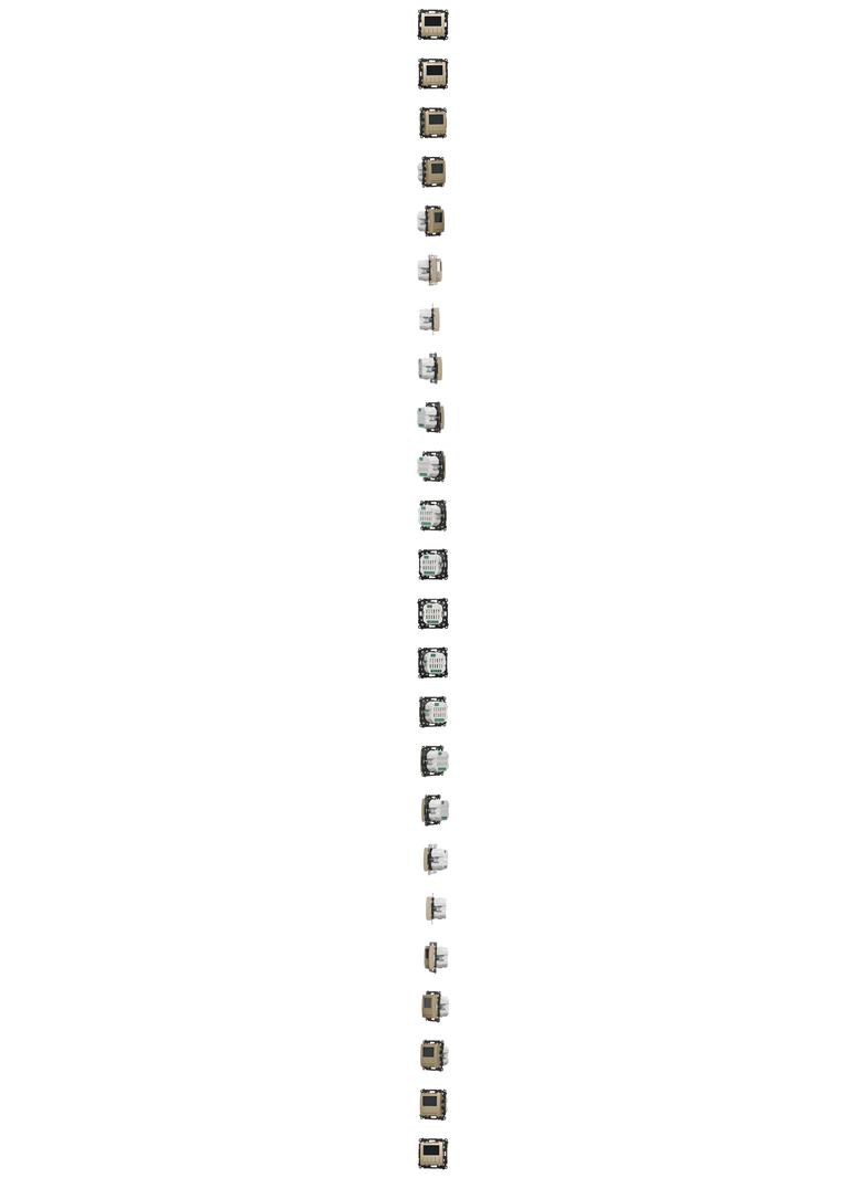 Simon 55 Termostat programowalny z wyświetlaczem Szampański mat TETD1A.01/144 KONTAKT