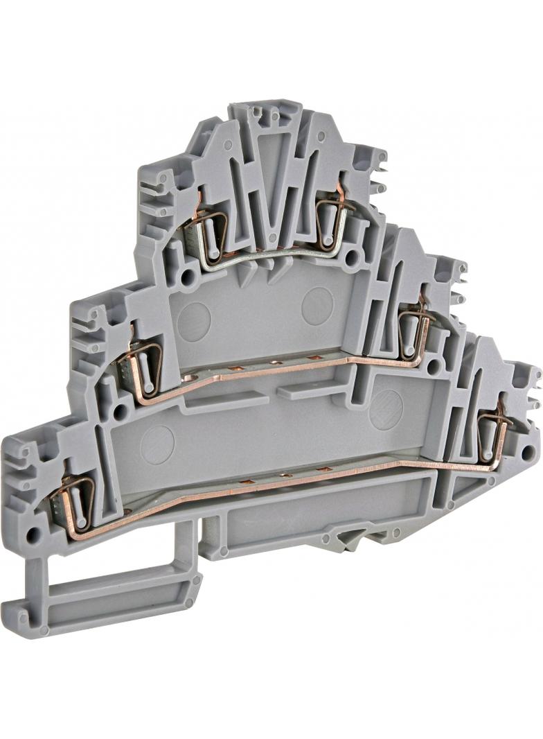 ESP3-HLD.2 Złączka gwintowa 3-poziomowa 2,5 mm2 (szara)