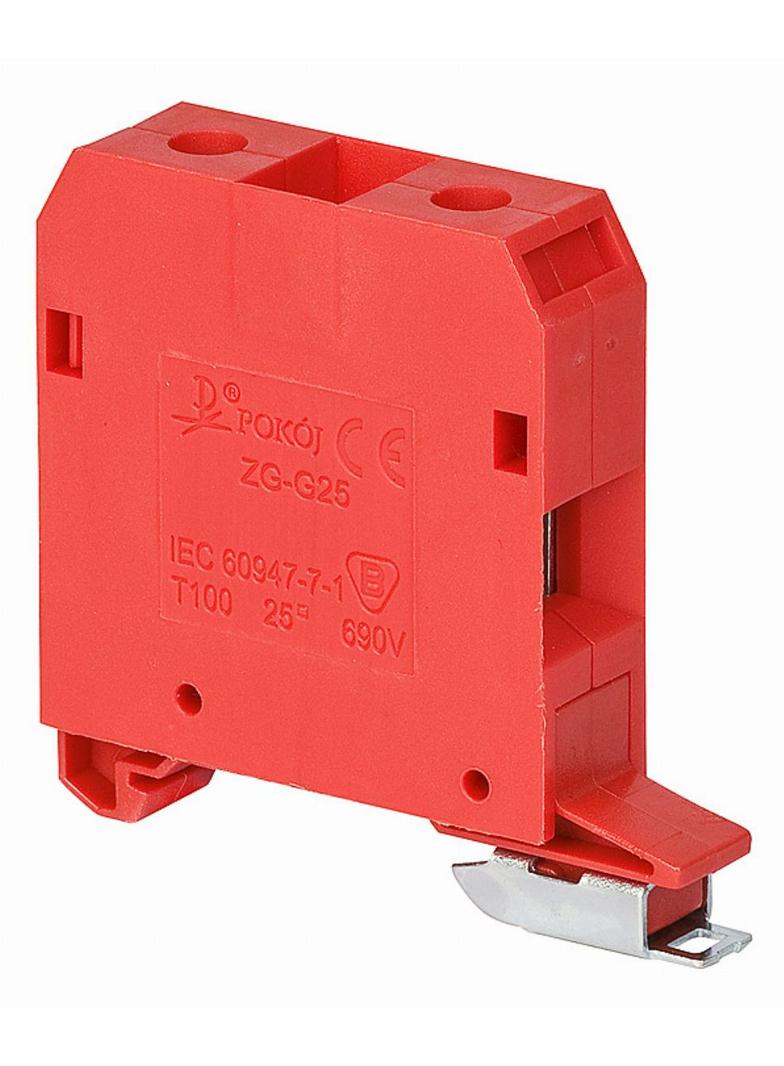 ZGAG25/TS35 ZŁĄCZKA K.CZERWONY