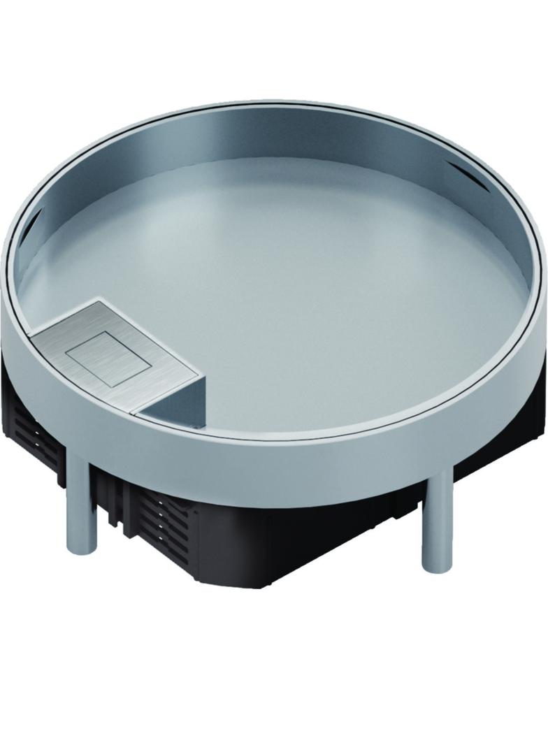 tehalit.VE-EE Pokrywa uchylna IP30 5kN EKR06 fi215 25mm stal nierdzewna