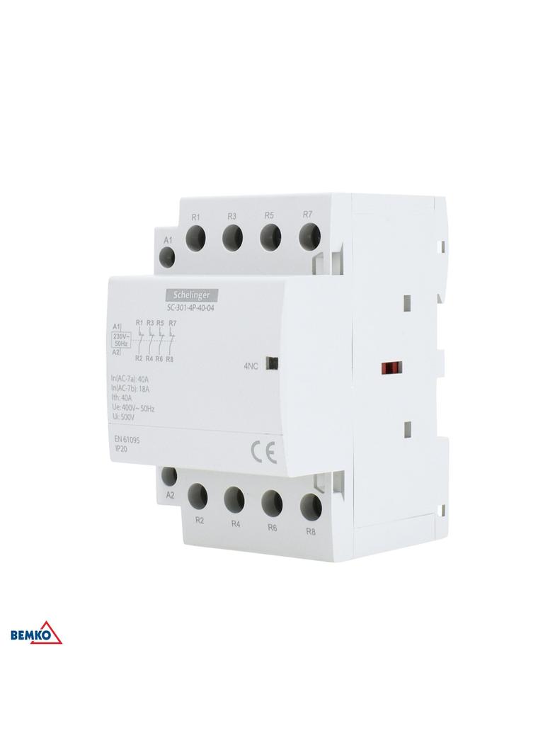 Stycznik modułowy SC301 4P 40A TYP 04 4R SCHELINGER