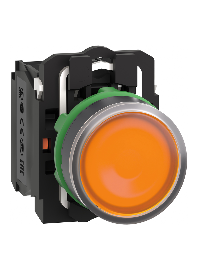 Harmony XB5 Przycisk płaski pomarańczowy LED 230/240V